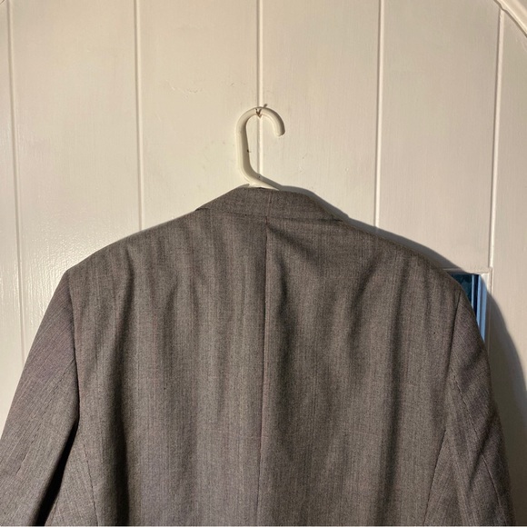 (1) Trendy Vintage Gray Burberrys’ Wool Suit Jacket Made In Hudson, OH 44 - Picture 15 of 15